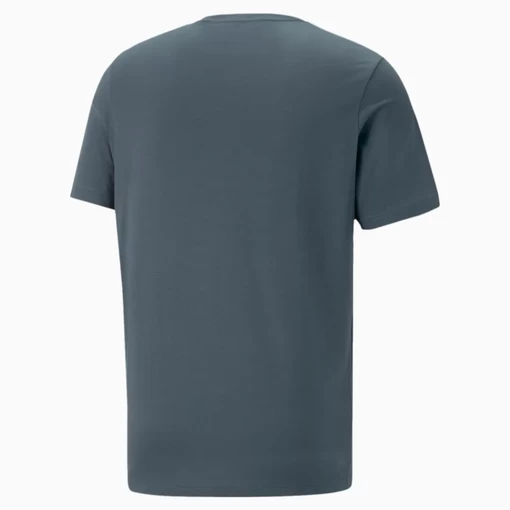 Футболка мужская Puma ESS Small Logo Tee темно-синего цвета