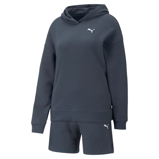 Спортивний костюм жіночий Puma Loungewear Short Suit темно-синього кольору