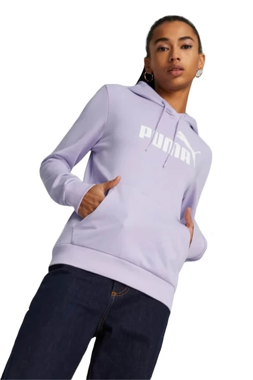 Худі жіноче Puma ESS Logo Hoodie бузкового кольору