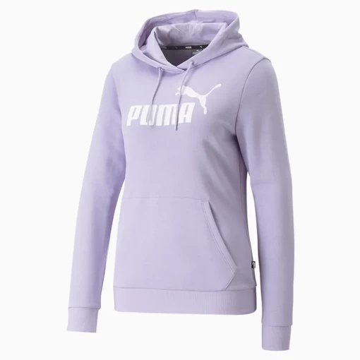 Худі жіноче Puma ESS Logo Hoodie бузкового кольору