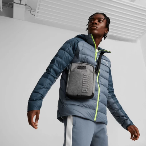 Сумка мужская Puma S Portable серого цвета