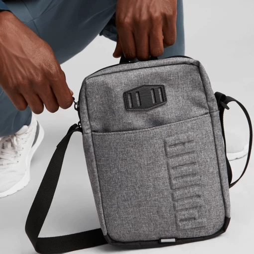 Сумка мужская Puma S Portable серого цвета