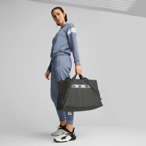 Сумка женская Puma AT ESS Shopper черного цвета 07963001
