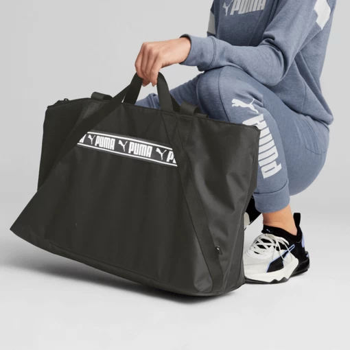 Сумка женская Puma AT ESS Shopper черного цвета 07963001