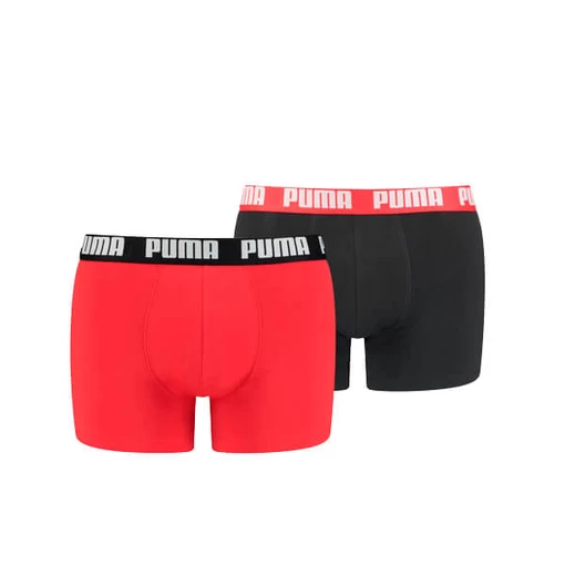 Нижнее белье мужское Puma Basic Boxer 2P черного, красного цвета