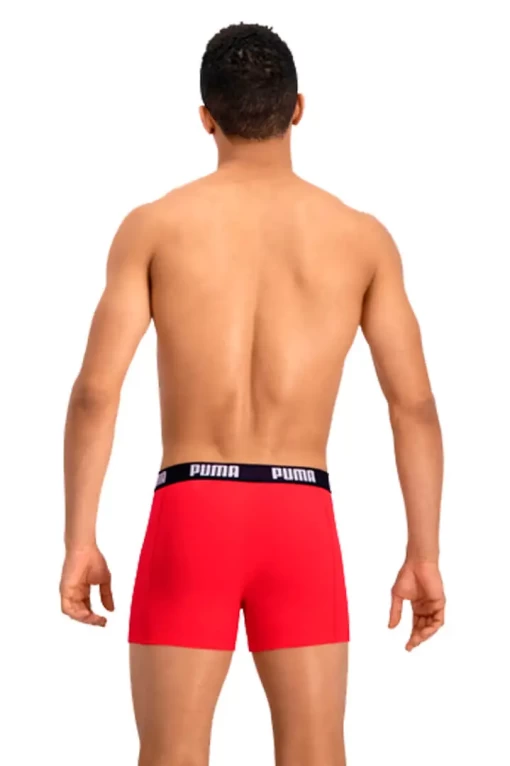Нижнее белье мужское Puma Basic Boxer 2P черного, красного цвета