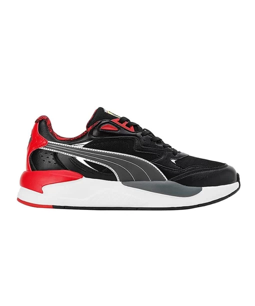 Кросівки чоловічі-жіночі Puma Ferrari X-Ray Speed чорно-біло-червоного кольору