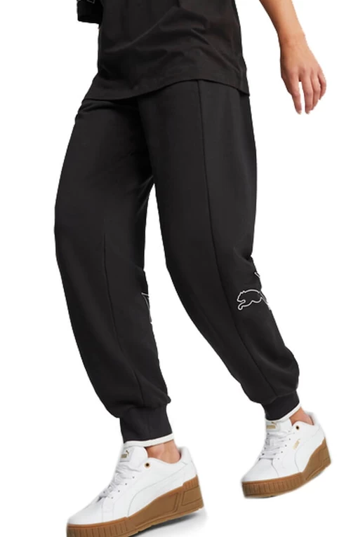 Спортивні штани жіночі Puma POWER Colorblock Pants чорного кольору