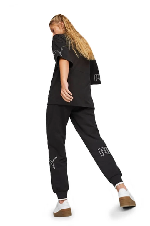 Спортивні штани жіночі Puma POWER Colorblock Pants чорного кольору