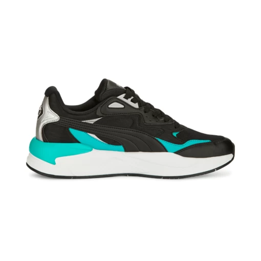 Кросівки чоловічі-жіночі Puma MAPF1 X-Ray Speed чорно-бірюзового кольору