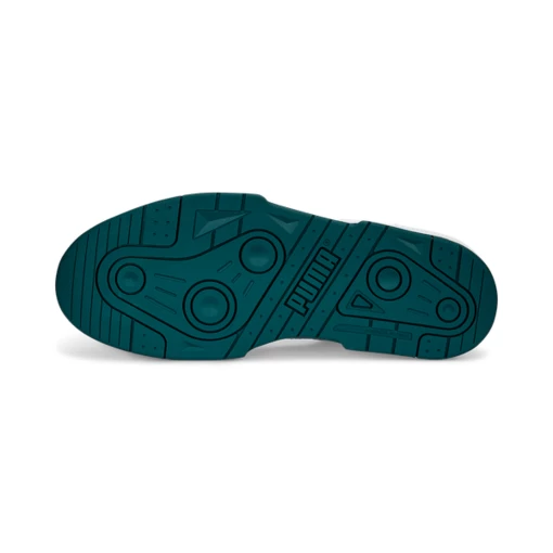 Кроссовки мужские-женские Puma Slipstream бело-зеленого цвета