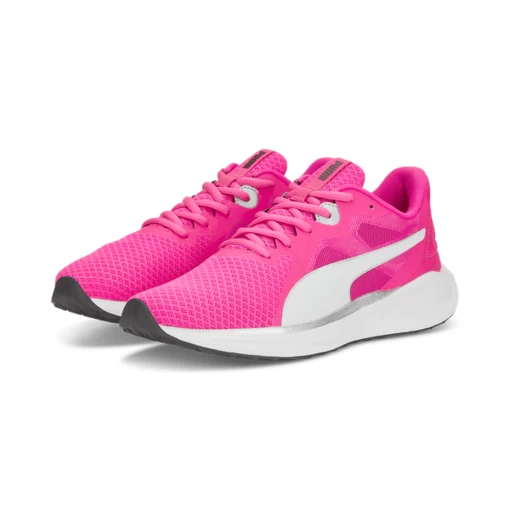 Кроссовки женские Puma Twitch Runner Fresh бело-розового цвета (37798106)