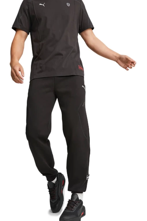 Спортивні штани чоловічі Puma Ferrari Style Sweat Pants чорного кольору 53832901