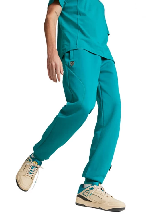 Спортивні штани чоловічі Puma Ferrari Style Sweat Pants колір аква