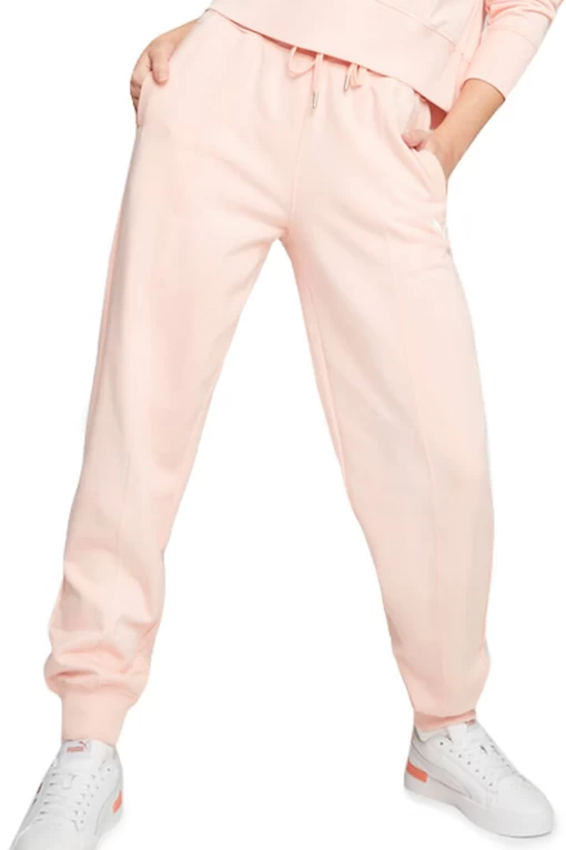 Спортивні штани жіночі Puma HER High-Waist Pants блідо-рожевого кольору