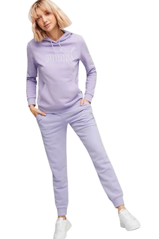 Худі жіноче Puma ESS Elevated Hoodie бузкового кольору (67378825)