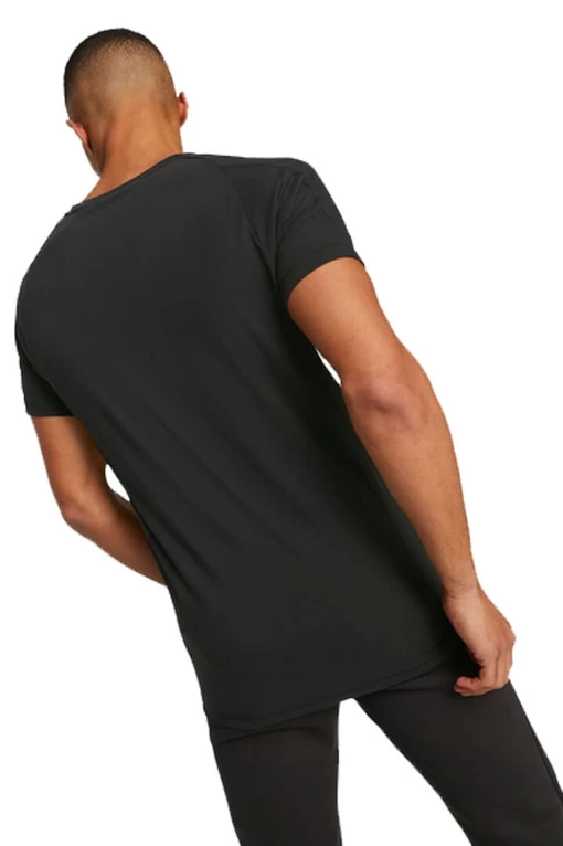 Футболка мужская Puma EVOSTRIPE Tee черного цвета 67331101
