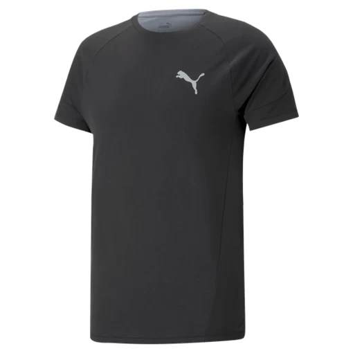 Футболка мужская Puma EVOSTRIPE Tee черного цвета 67331101
