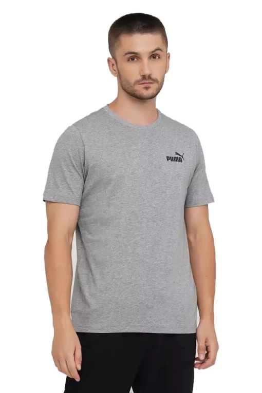 Футболка чоловіча Puma ESS Small Logo Tee сірого кольору