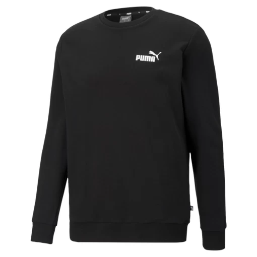 Толстовка мужская Puma ESS Small Logo Crew черного цвета 58668401