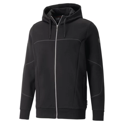 Худи мужское Puma Ferrari Style Hooded Jacket черного цвета