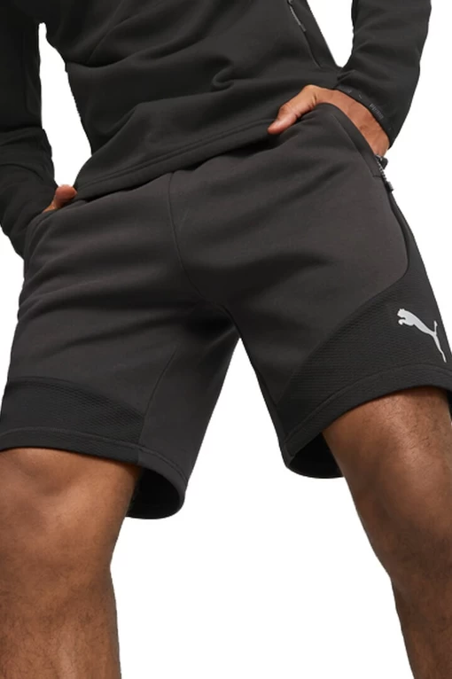 Шорты мужские Puma EVOSTRIPE Shorts черного цвета