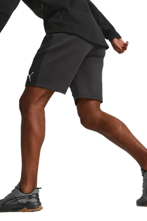 Шорты мужские Puma EVOSTRIPE Shorts черного цвета