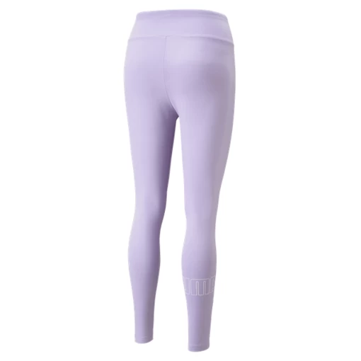 Леггинсы женские Puma POWER Colorblock Tights сиреневого цвета