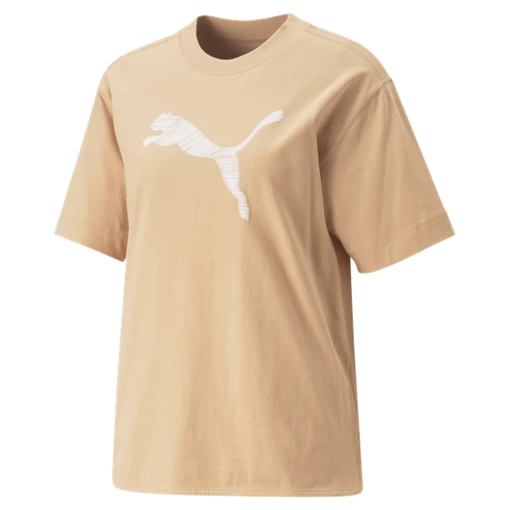 Футболка жіноча Puma HER Tee бежевого кольору