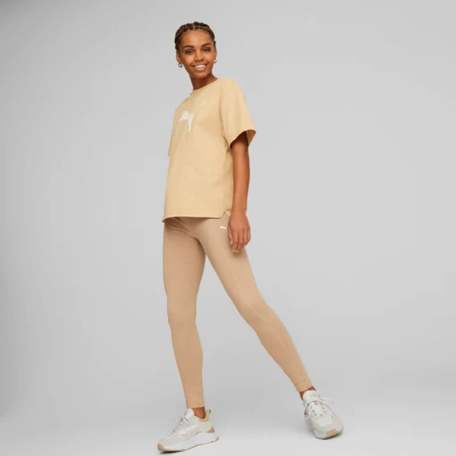 Футболка жіноча Puma HER Tee бежевого кольору