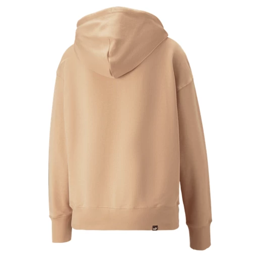 Худи женское Puma HER Full-Zip Hoodie бежевого цвета