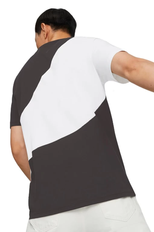 Футболка чоловіча Puma POWER Cat Tee чорно-білого кольору