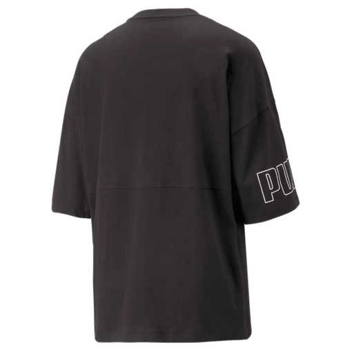 Футболка жіноча Puma POWER Colorblock Tee чорного кольору