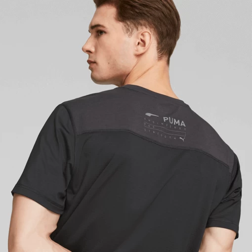 Футболка чоловіча Puma Engineered for Strength Tee чорного кольору