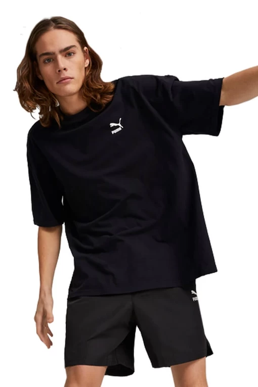 Футболка чоловіча Puma CLASSICS Oversized Tee чорного кольору