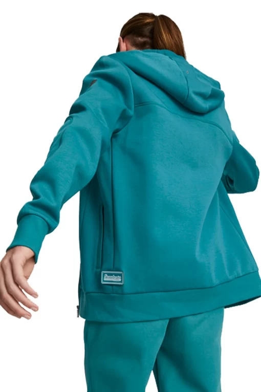 Куртка спортивна чоловіча Puma Ferrari Style Hooded Jacket колір аква