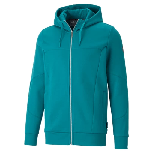 Куртка спортивна чоловіча Puma Ferrari Style Hooded Jacket колір аква