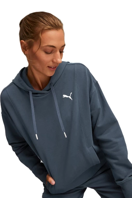 Худі жіноче Puma HER Hoodie темно-синього кольору