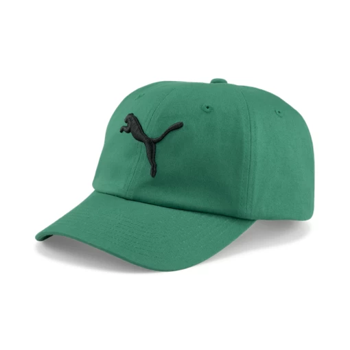 Кепка мужская-женская Puma ESS Cat Logo BB Cap зеленого цвета