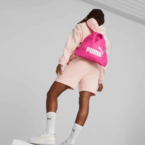 Рюкзак жіночий Puma Phase Gym Sack малинового кольору