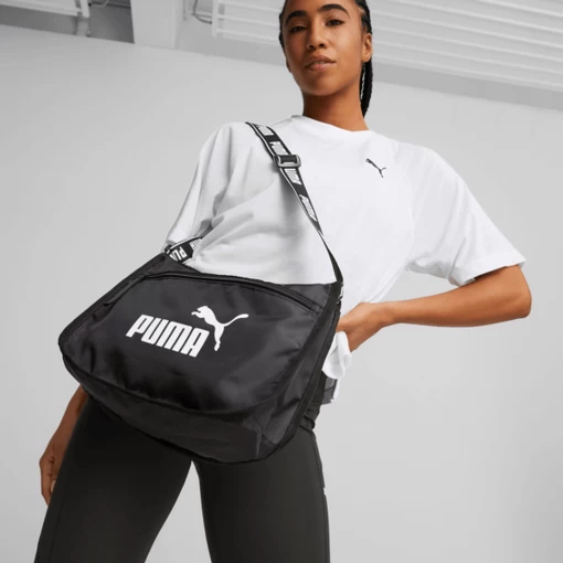 Сумка жіноча Puma Core Base Shoulder Bag чорного кольору