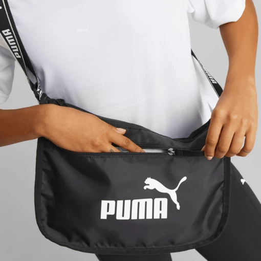 Сумка жіноча Puma Core Base Shoulder Bag чорного кольору