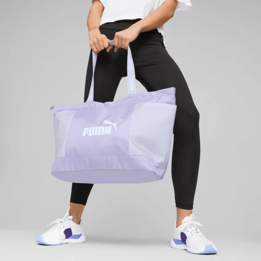 Сумка жіноча Puma Core Base Large Shopper бузкового кольору