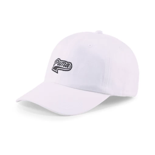 Кепка чоловіча-жіноча Puma Script Logo Cap білого кольору