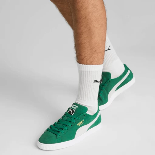 Кеды мужские Puma Suede Classic XXI зеленого цвета
