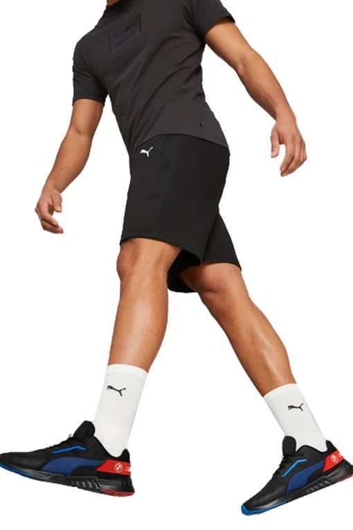 Шорты мужские Puma BMW MMS Sweat Shorts 8.6' черного цвета