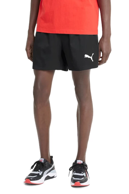 Шорты мужские Puma ACTIVE Woven Shorts черного цвета