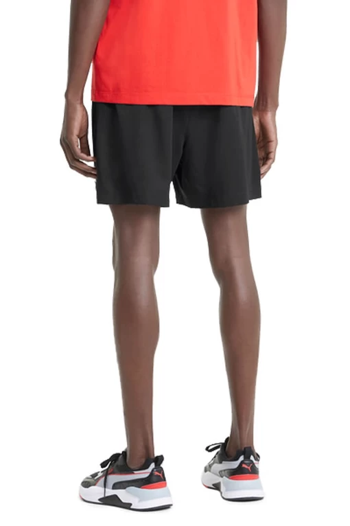 Шорты мужские Puma ACTIVE Woven Shorts черного цвета