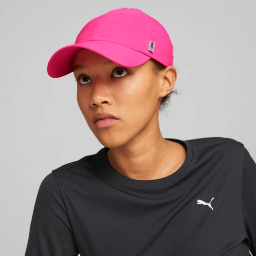 Кепка женская Puma Ws Ponytail Cap малинового цвета