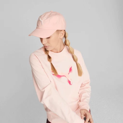Кепка жіноча Puma ESS Cat Logo BB Cap рожевого кольору